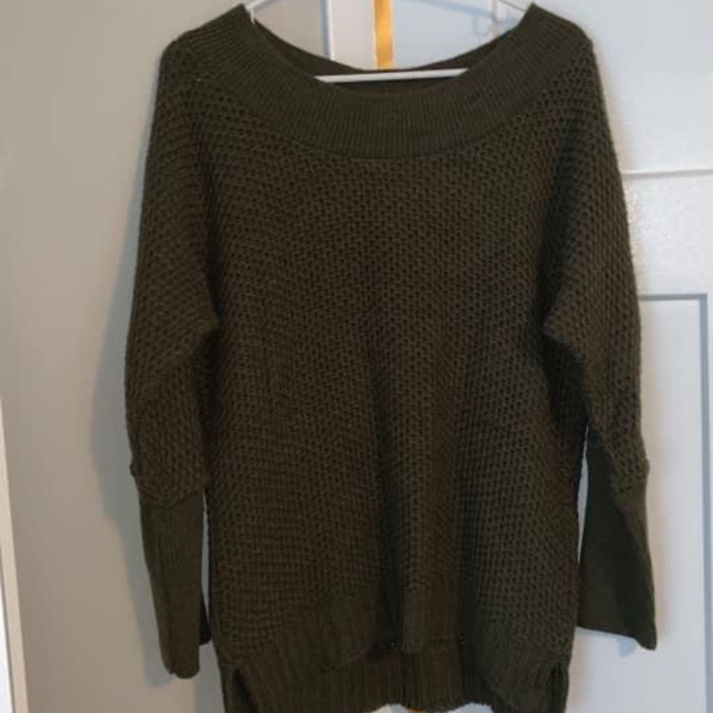 off the shoulder sweater
